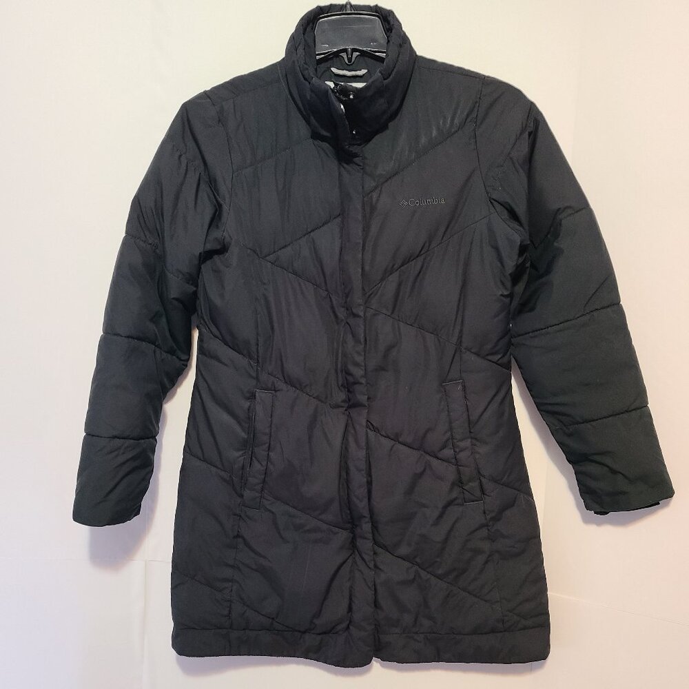 COLUMBIA WOMEN'S SNOW ECLIPSE INSULATED MID JACKET-BLACK-SIZE MEDIUM (NO HOOD)